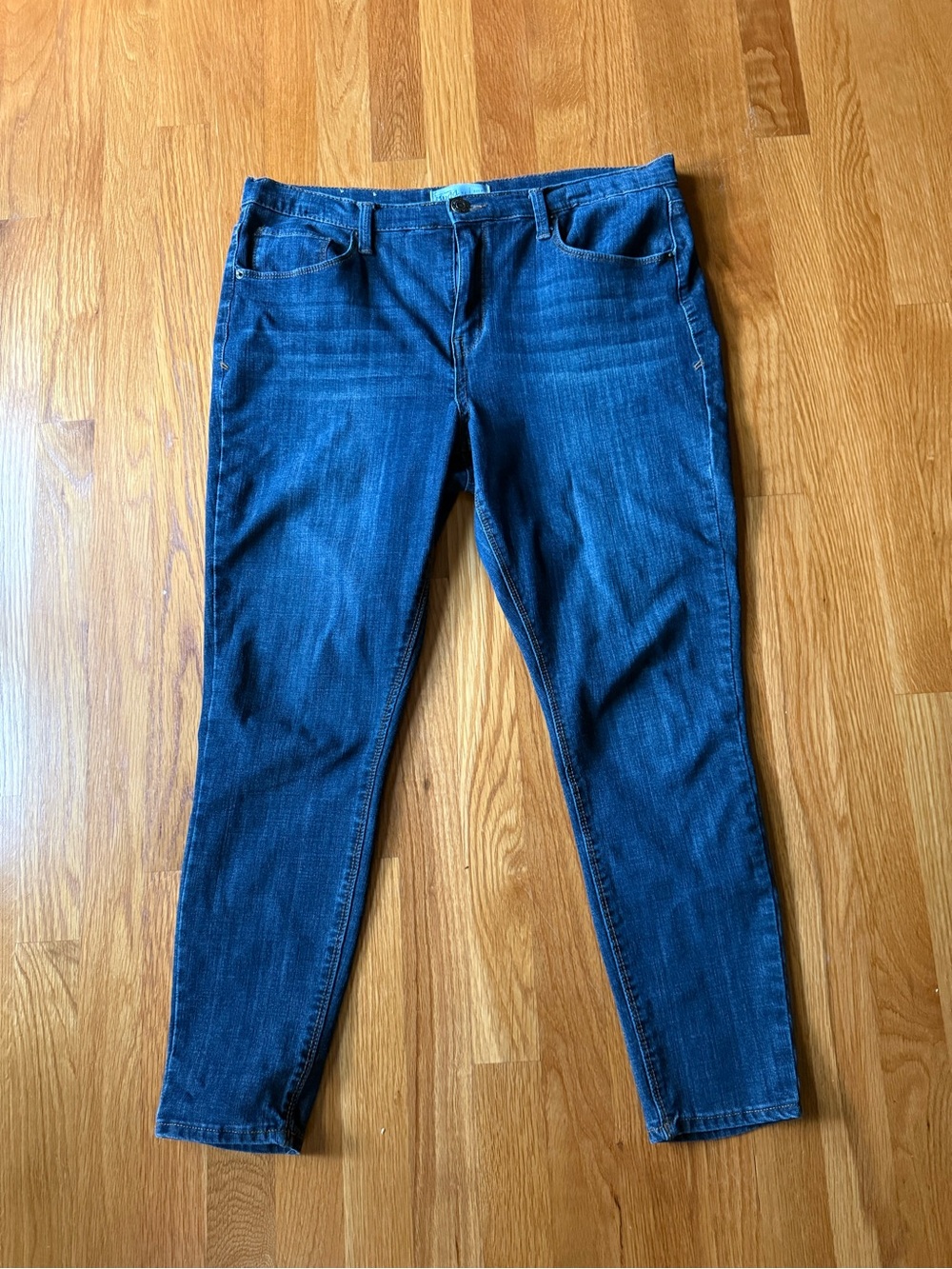 Women's Classic Dark Blue Denim Jeans